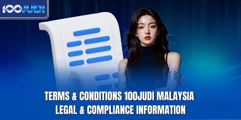 Terms conditions 100JUDI Malaysia legal compliance information