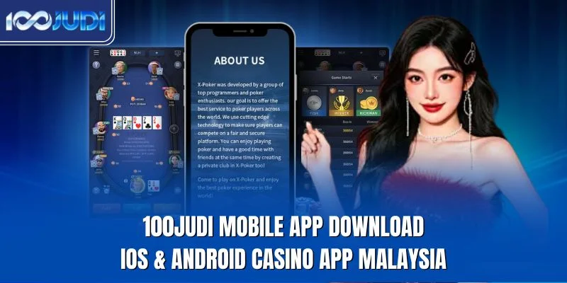 100JUDI mobile app download for iOS and Android in Malaysia
