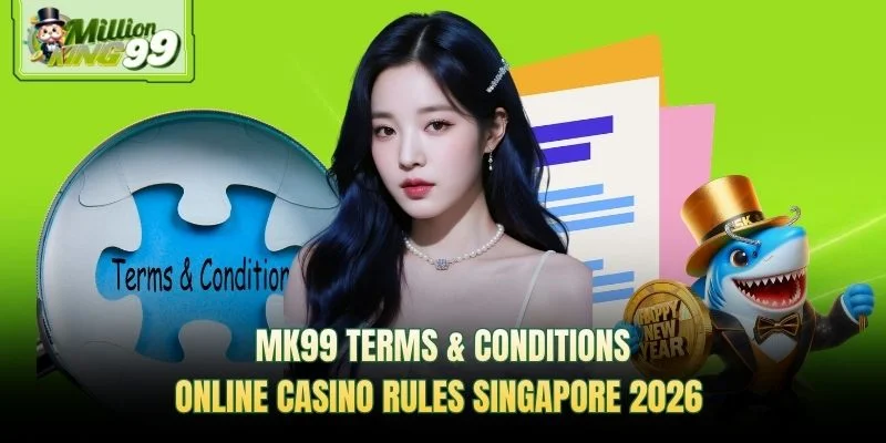 MK99 terms and conditions — online casino rules Singapore 2026 promotional banner